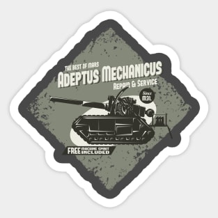 Basilisk (Khaki) - Adeptus Mechanicus Sticker